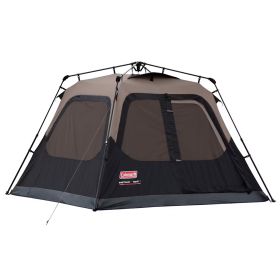 Coleman 4-Person Cabin Camping Tent w/Instant Setup - Black