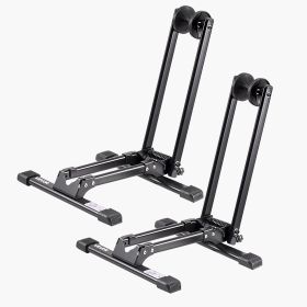 Foldable Bike Rack for 20 to 29 Inch Mountain & Road Bikes Storage Stand 2 Pack
