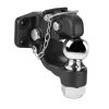 Pintle Hitch 2-5/16" Mount Hitch Ball for 2.5" to 3" Lunette Ring 20000 lbs