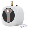 VEVOR Electric Mini-Tank Water Heater 2.5-Gallon Tank, 1440W Hot Water Boiler Storage, Safety Temperature Pressure Valve Easy Install