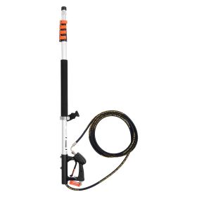 Pressure Washer Telescoping Wand 18 ft Brush Head Included Telescopic Spray Wand