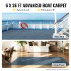 VEVOR Gray Marine Carpet 6 ft x 36 ft, Boat Carpet Rugs
