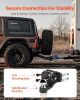 Pintle Hitch 2-5/16" Mount Hitch Ball for 2.5" to 3" Lunette Ring 20000 lbs
