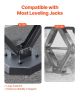 RV Leveling Pads 5000 lbs 4 Pcs Rubber Trailer Jack Pads Scissor Jack Feet
