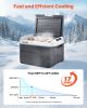 12 Volt Car Refrigerator Portable Freezer 26.4QT Electric Cooler for Camping