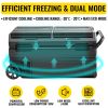 VEVOR Portable Car Freezer, 100 Quart Portable Refrigerator Freezer, 95L Dual Storage Zone Camping Freezer, -4°F~68°F 12 Volt Fridge Freezer