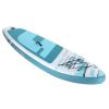 VEVOR Inflatable Stand Up Paddle Board, 10.6' x 33" x 6" Wide SUP Paddleboard, with Board Accessories, Pump, Paddle, Fin, Phone Bag, Backpack