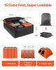 Car Rooftop Cargo Carrier Bag 15 Cubic Feet Car Roof Cargo Carrier 840D PVC