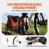 VEVOR Bike Trailer for Toddlers, Kids, Double Seat, 110 lbs Load, 2-In-1 Canopy Carrier Converts to Stroller