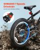 20" Mountain Bike MTB Bicycle Shimano 7 Speed Carbon Steel Dual Disc Brakes