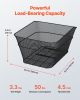 Rear Bike Basket Wire Mesh Bicycle Basket with Cargo Net Waterproof Cover