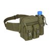 backTactical Waist Bag Denim Waistbag With Water Bottle Holder For Outdoor Traveling Camping Hunting Cycling