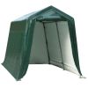 Outdoor Carport Shed with Sidewalls and Waterproof Ripstop Cover