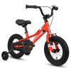 A14117 Ecarpat Kids' Bike 12 Inch Wheels, 1-Speed Boys Girls Child Bicycles For3-5Years, With Removable Training Wheels Baby Toys, Front V Brake