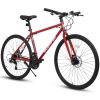 A27305 700c Ecarpat Road Bike, 21-Speed Disc Brakes,Carbon Steel Frame Bike ,Racing Bike City Commuting Road Bicycle for Men Women