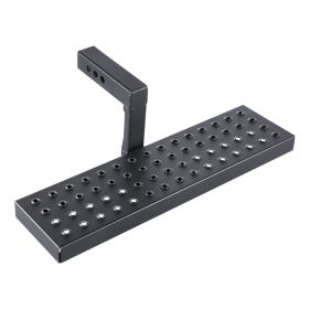 VEVOR Hitch Step for 2" Receiver Universal Trailer Tow Rear Bumper Guard Steel (Structure Type: Suspension Type, Length Style: Long Type)