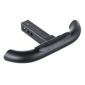 VEVOR Hitch Step for 2" Receiver Universal Trailer Tow Rear Bumper Guard Steel (Structure Type: Bend Tube Type, Length Style: Long Type)