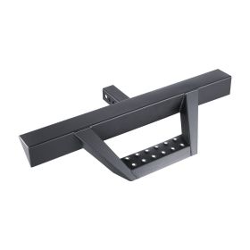 VEVOR Hitch Step for 2" Receiver Universal Trailer Tow Rear Bumper Guard Steel (Structure Type: Double-Layer Irregular Tube, Length Style: Long Type)