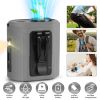 5 In 1 Portable Waist Clip Fan With 5 Speeds Flashlight 10000mAh Battery Operated Personal Wearable Turbo Belt Fan Hands-Free Neck Fan For Camping Tra
