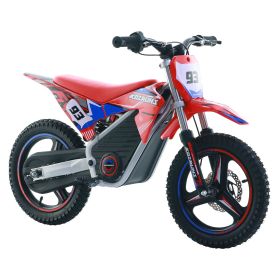 MX-E350 - Motocross Bike For Aged 4-8, 350W Internal Transmission Chassis, Maximum Driving Range Of 18km, RGB Support (Main Color: Red, Main Material: Steel)