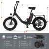 INVANTI EB11 Electric Bike  500W Folding Bike 48V 10.4AH 7S Shimano Electric Bicycle