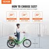 VEVOR Adult Tricycles Bike, 7 Speed Adult Trikes, 26 Inch Three-Wheeled Bicycles, Carbon Steel Cruiser Bike with Basket and Adjustable Seat