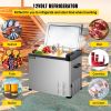 VEVOR 12 Volt Refrigerator, Portable Refrigerator (-4°F~68°F) With APP Control Car Compressor Fridge Cooler 12V/24V DC and 110-220V AC For Camping