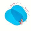 10pcs/5Pairs Fit Car Mirror Rainproof Film - Hydrophobic Anti-Fog Coating, Clear Visibility In Heavy Rain, No Streaks, Safe Driving